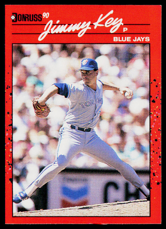 Jimmy Key 1990 Donruss #231b Toronto Blue Jays