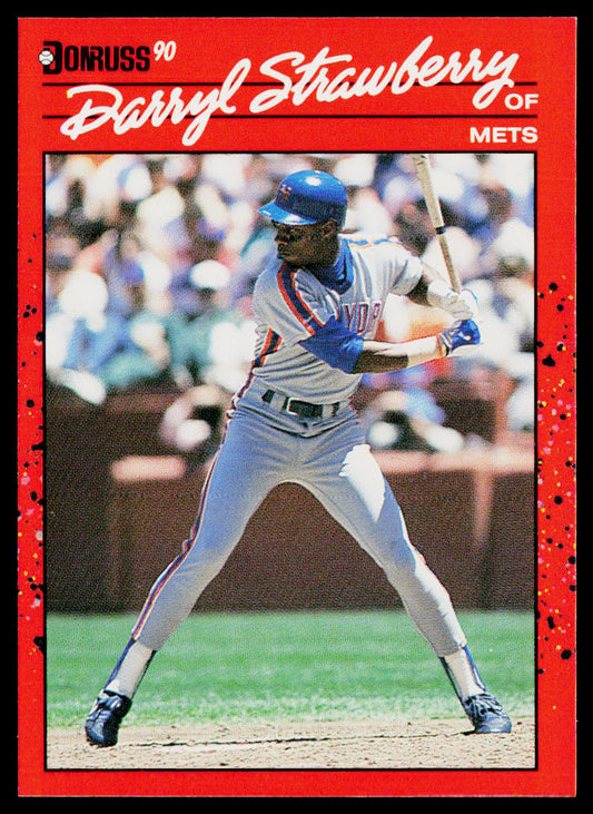 Darryl Strawberry 1990 Donruss #235 New York Mets
