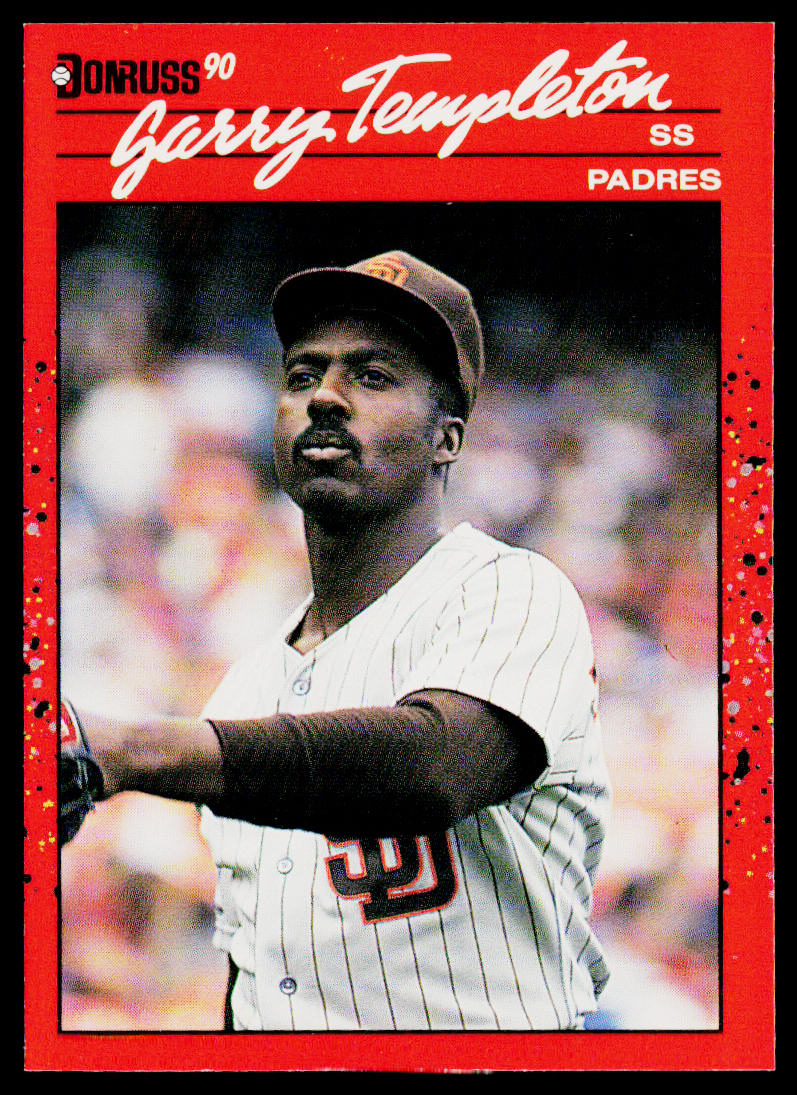 Garry Templeton 1990 Donruss #246c San Diego Padres