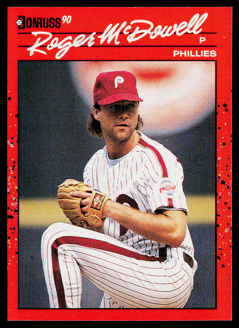 Roger McDowell 1990 Donruss #251b Philadelphia Phillies