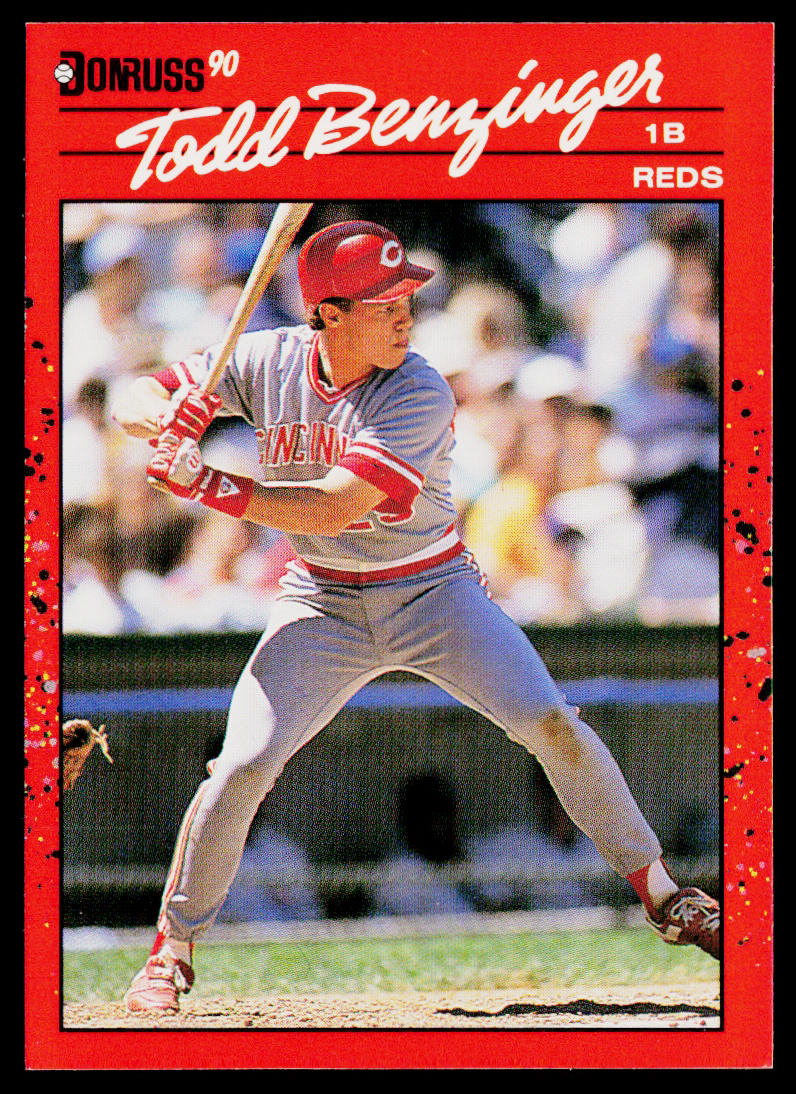 Todd Benzinger 1990 Donruss #257b Cincinnati Reds