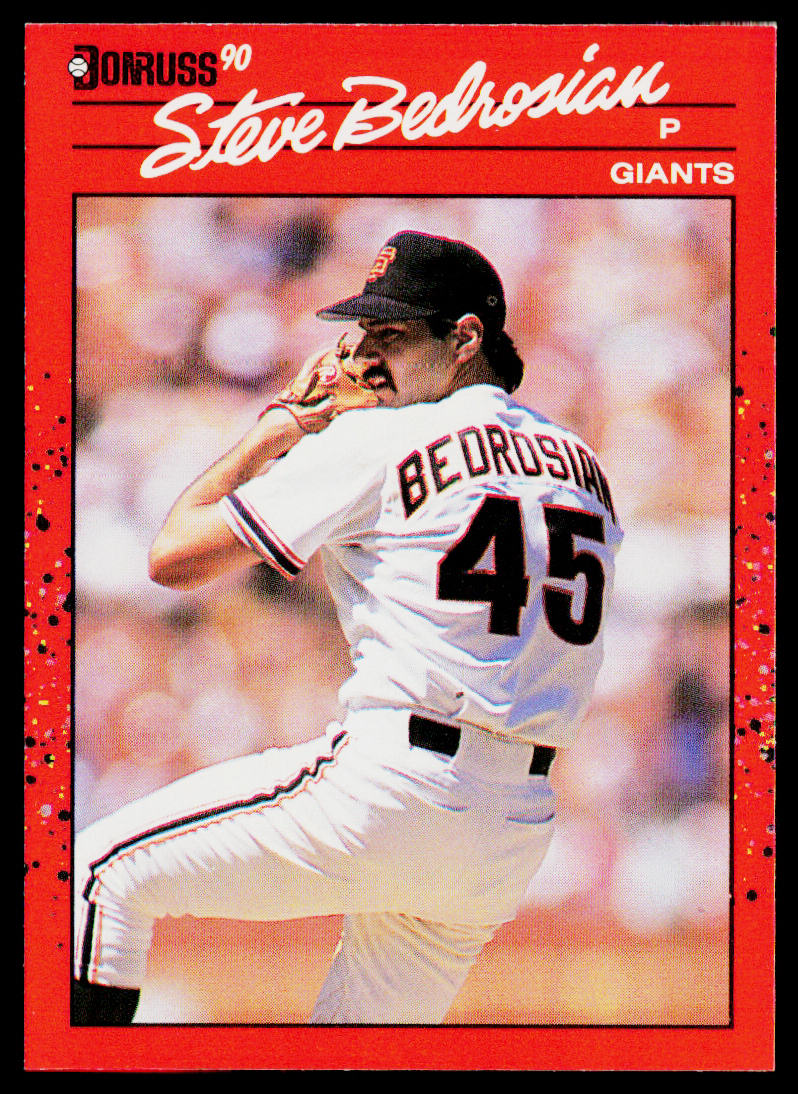 Steve Bedrosian 1990 Donruss #295c San Francisco Giants