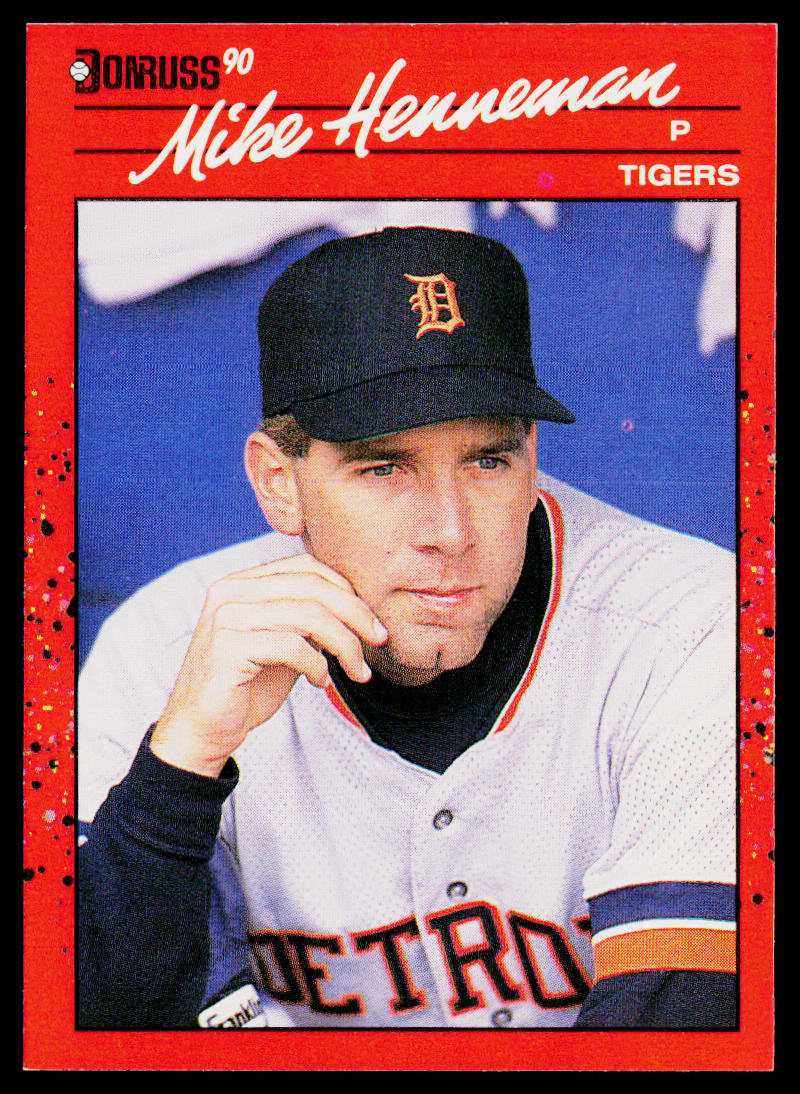 Mike Henneman 1990 Donruss #296c Detroit Tigers