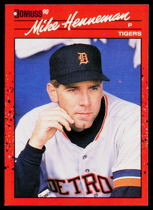 Mike Henneman 1990 Donruss #296c Detroit Tigers