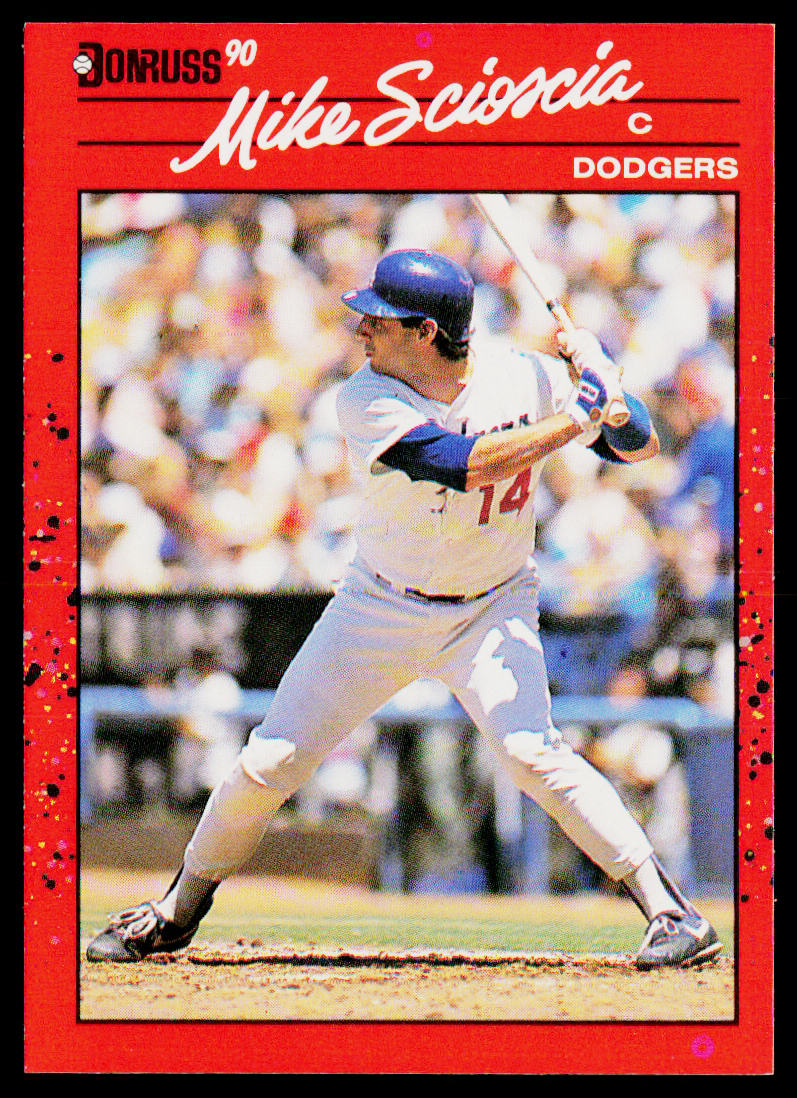 Mike Scioscia 1990 Donruss #316 Los Angeles Dodgers