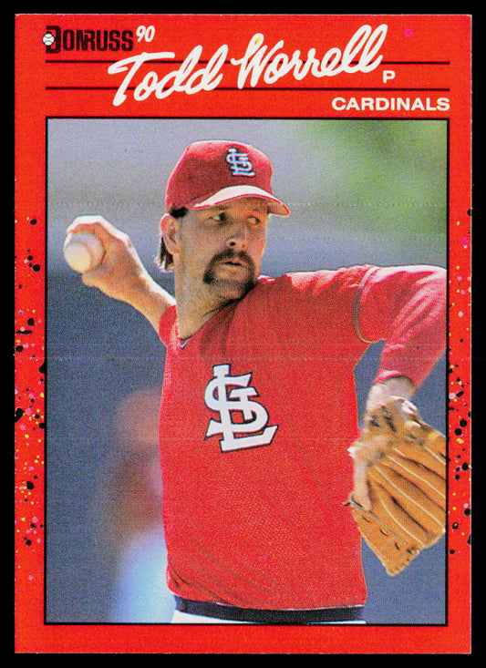 Todd Worrell 1990 Donruss #319 St. Louis Cardinals