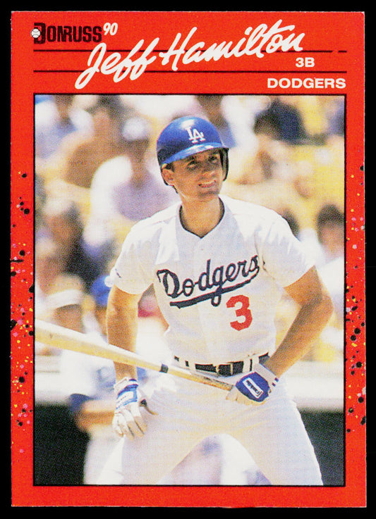 Jeff Hamilton 1990 Donruss #321 Los Angeles Dodgers