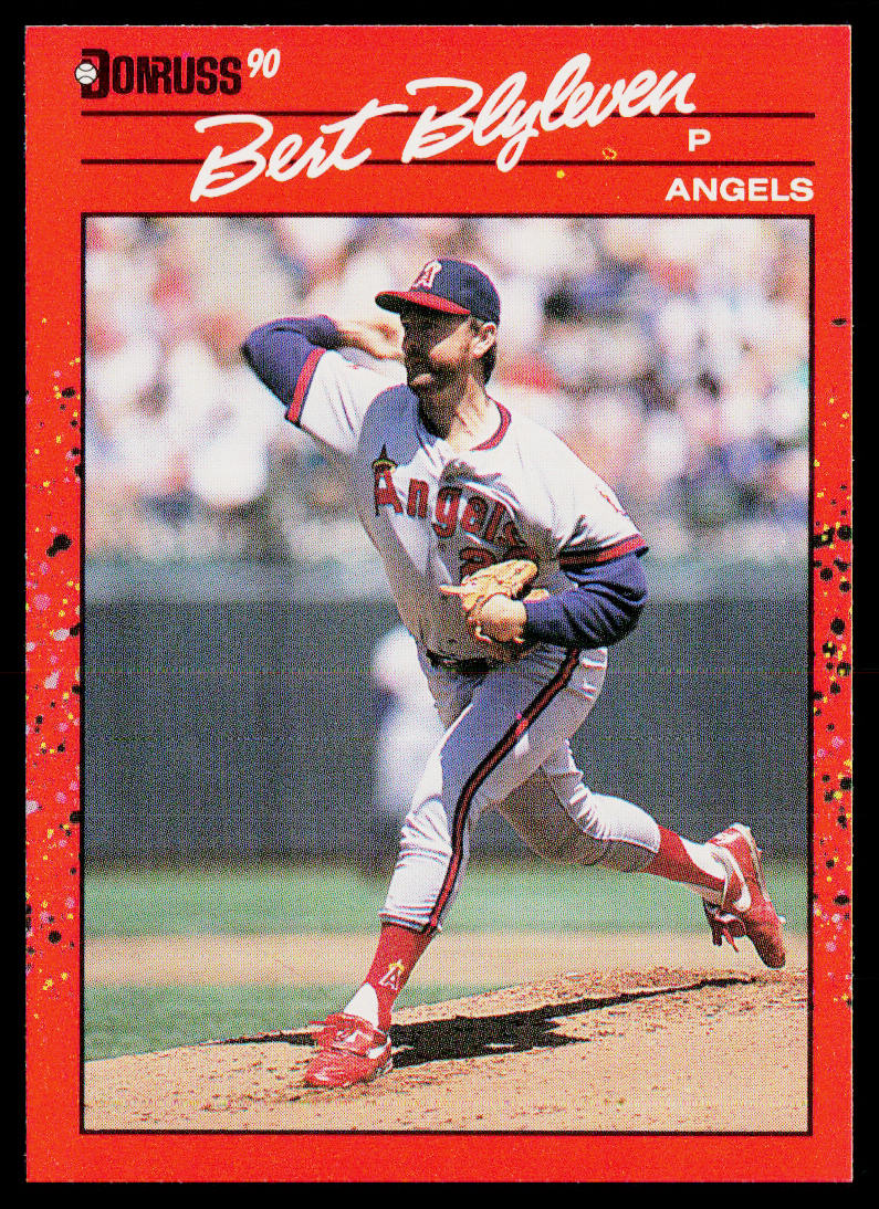 Bert Blyleven 1990 Donruss #331 California Angels
