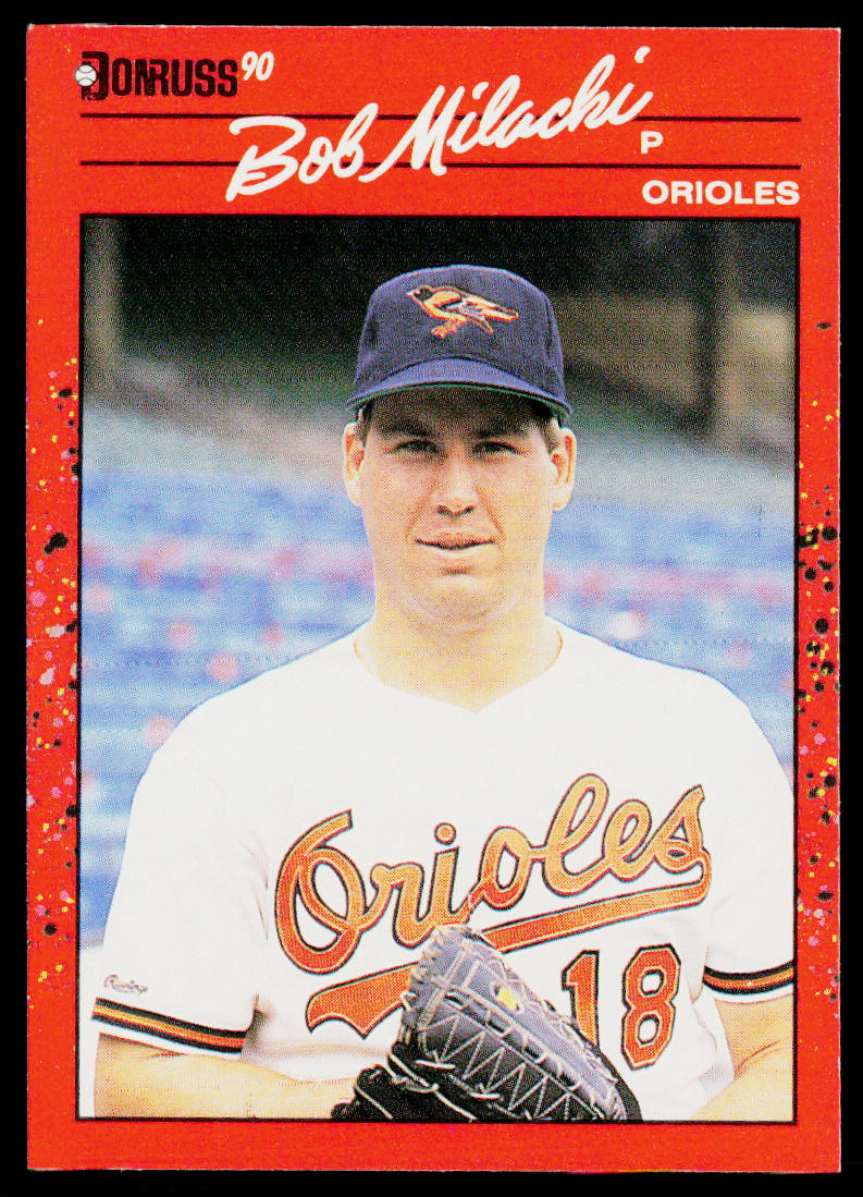 Bob Milacki 1990 Donruss #333b Baltimore Orioles