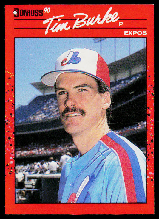 Tim Burke 1990 Donruss #334c Montreal Expos