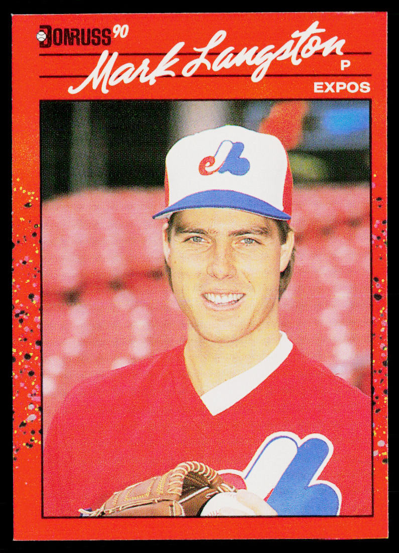 Mark Langston 1990 Donruss #338b Montreal Expos