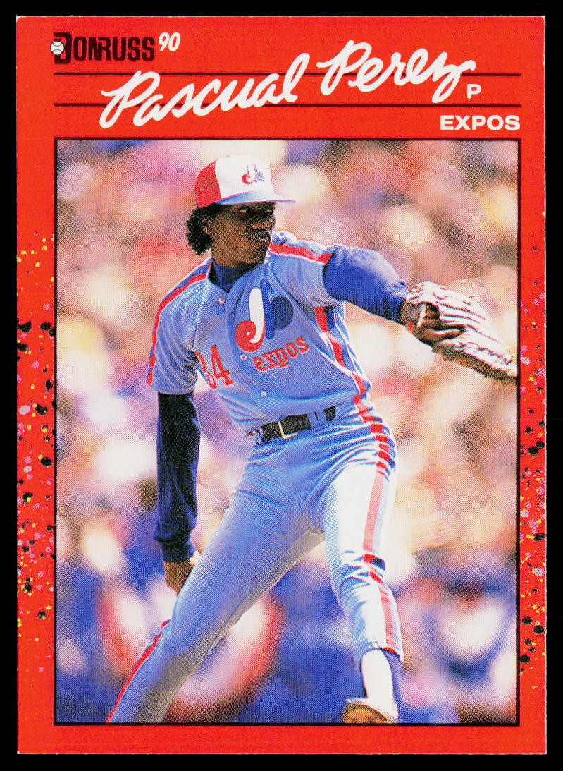 Pascual Perez 1990 Donruss #342 Montreal Expos