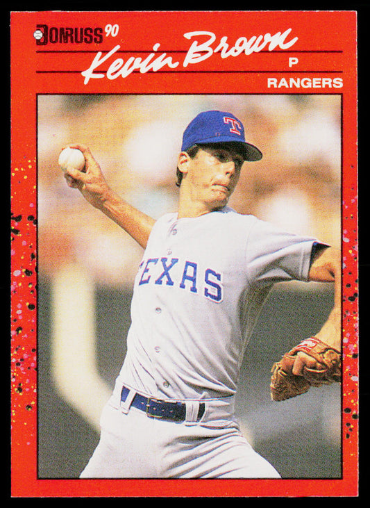 Kevin Brown 1990 Donruss #343c Texas Rangers