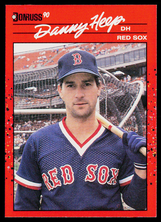 Danny Heep 1990 Donruss #358 Boston Red Sox