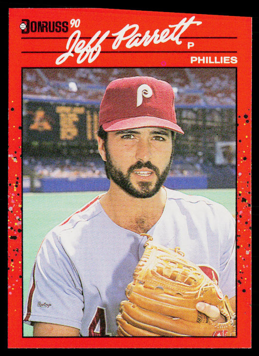Jeff Parrett 1990 Donruss #369c Philadelphia Phillies