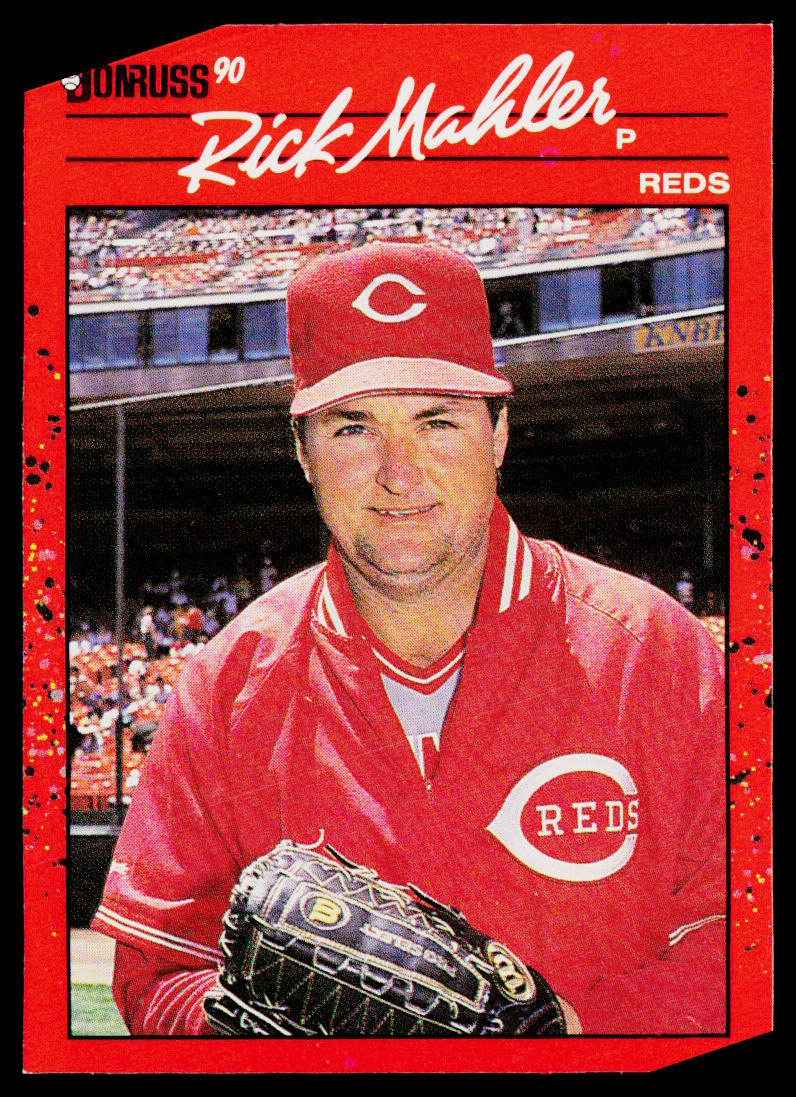 Rick Mahler 1990 Donruss #375c Cincinnati Reds