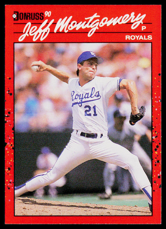 Jeff Montgomery 1990 Donruss #380 Kansas City Royals