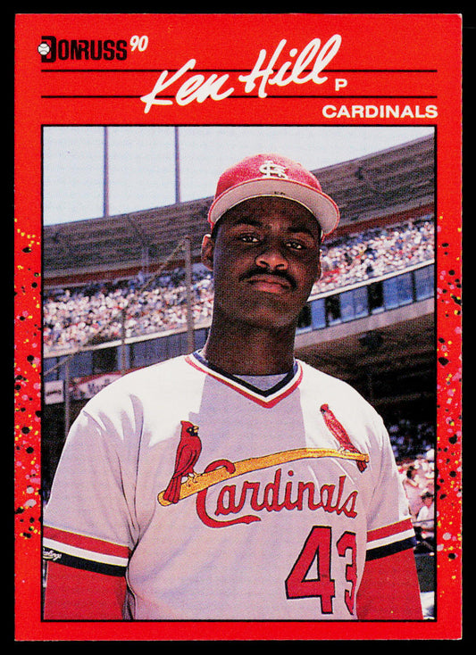 Ken Hill 1990 Donruss #397 St. Louis Cardinals