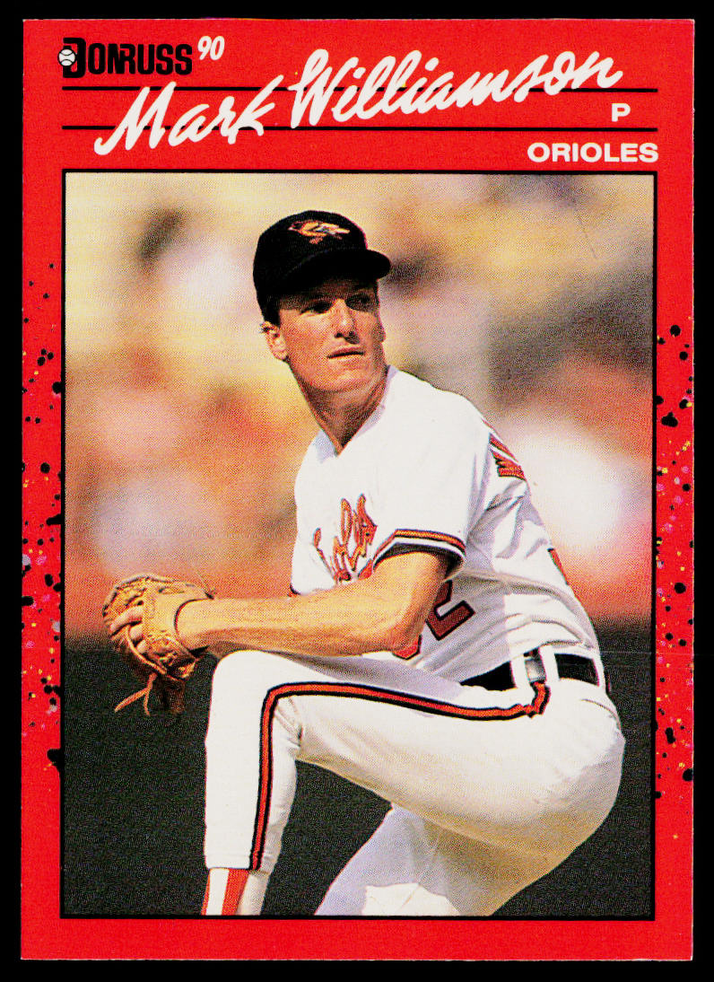 Mark Williamson 1990 Donruss #406 Baltimore Orioles