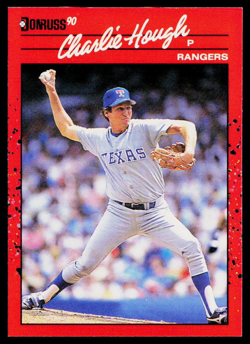 Charlie Hough 1990 Donruss #411b Texas Rangers