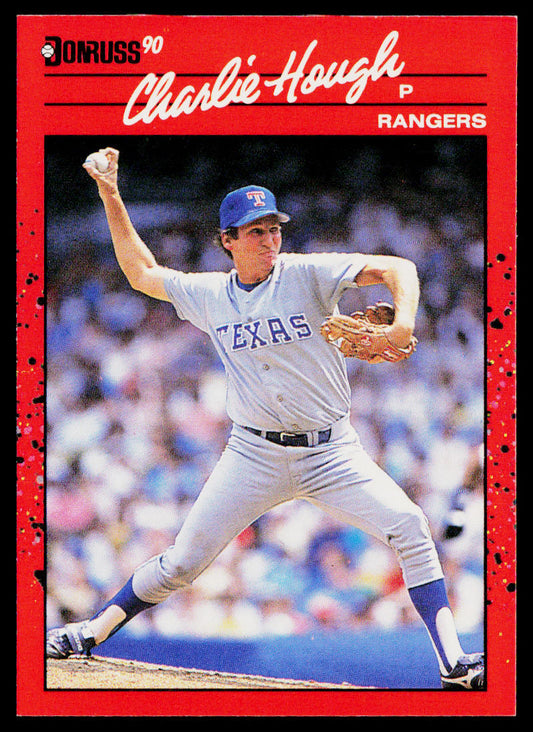 Charlie Hough 1990 Donruss #411b Texas Rangers