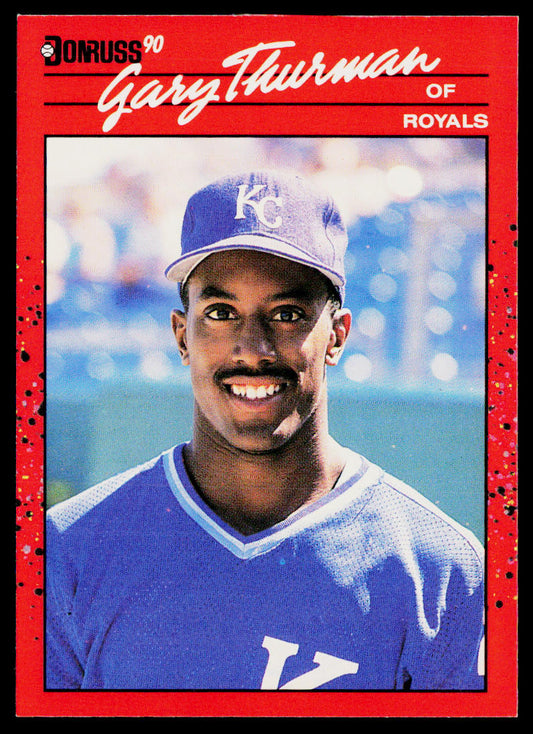 Gary Thurman 1990 Donruss #416c Kansas City Royals