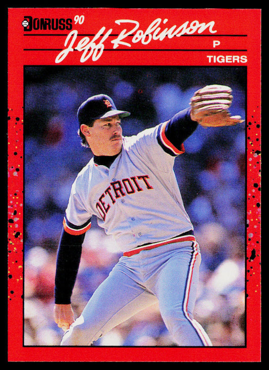 Jeff Robinson 1990 Donruss #417c Detroit Tigers