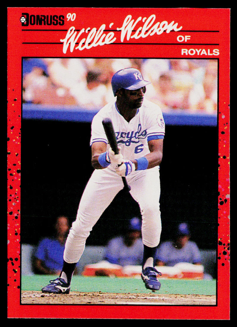 Willie Wilson 1990 Donruss #440 Kansas City Royals