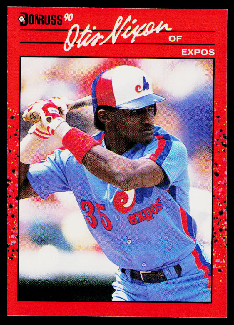 Otis Nixon 1990 Donruss #456b Montreal Expos