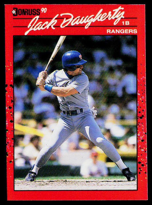 Jack Daugherty 1990 Donruss #461 RC Texas Rangers