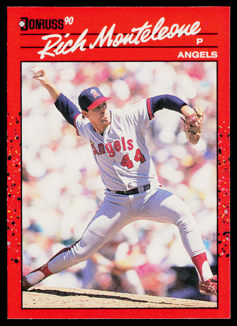 Rich Monteleone 1990 Donruss #462b California Angels