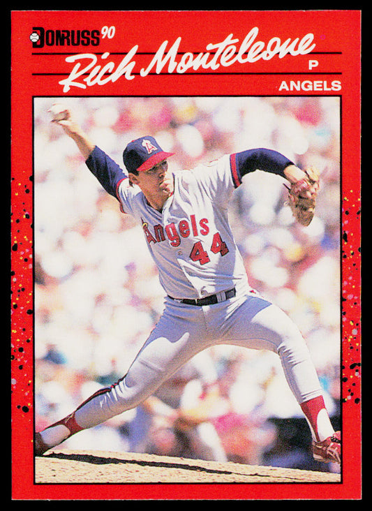 Rich Monteleone 1990 Donruss #462b California Angels