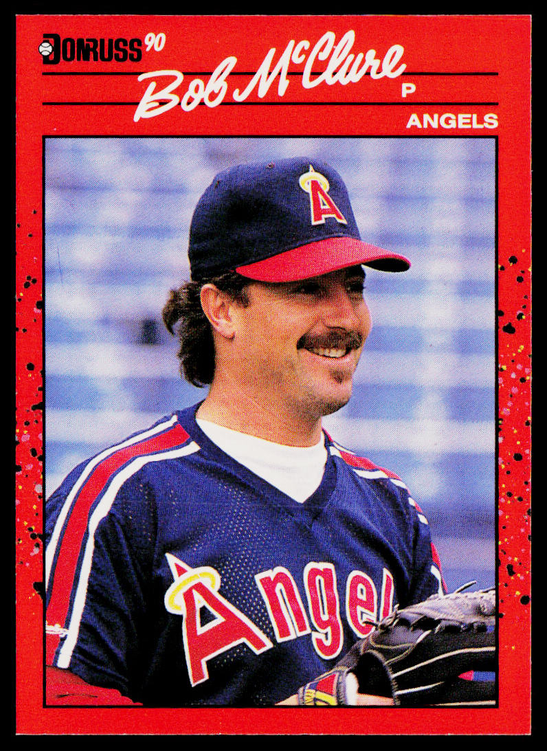 Bob McClure 1990 Donruss #470 California Angels