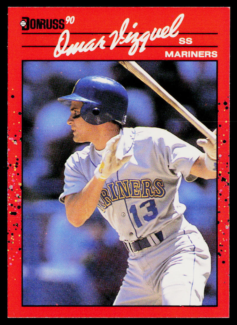 Omar Vizquel 1990 Donruss #483c Seattle Mariners