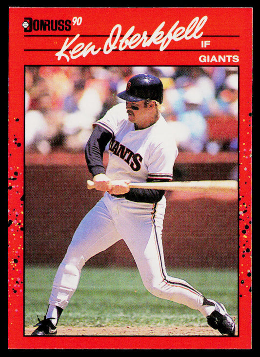 Ken Oberkfell 1990 Donruss #494c San Francisco Giants
