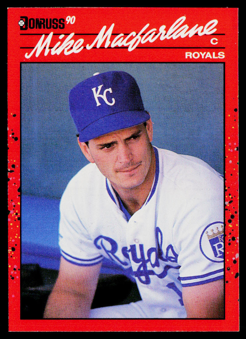 Mike Macfarlane 1990 Donruss #498 Kansas City Royals
