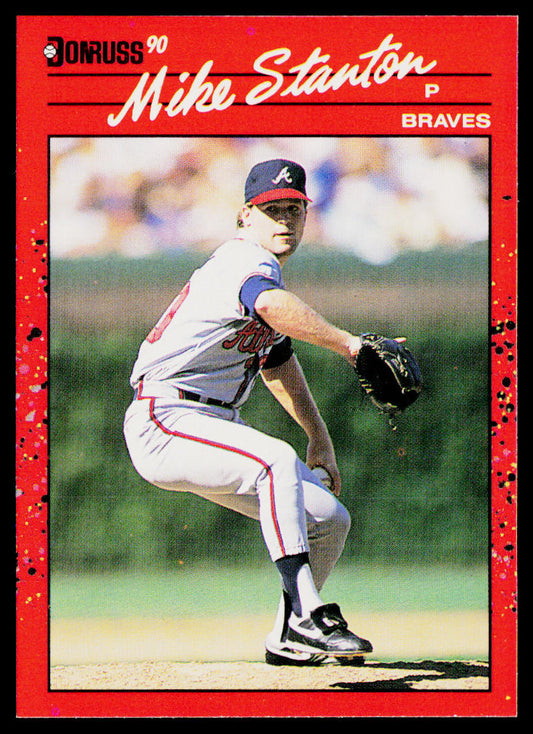 Mike Stanton 1990 Donruss #508c RC Atlanta Braves