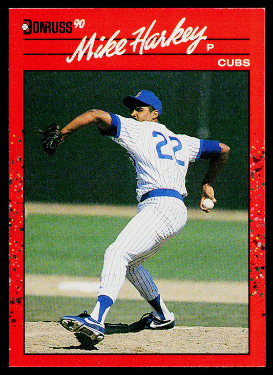 Mike Harkey 1990 Donruss #522 Chicago Cubs