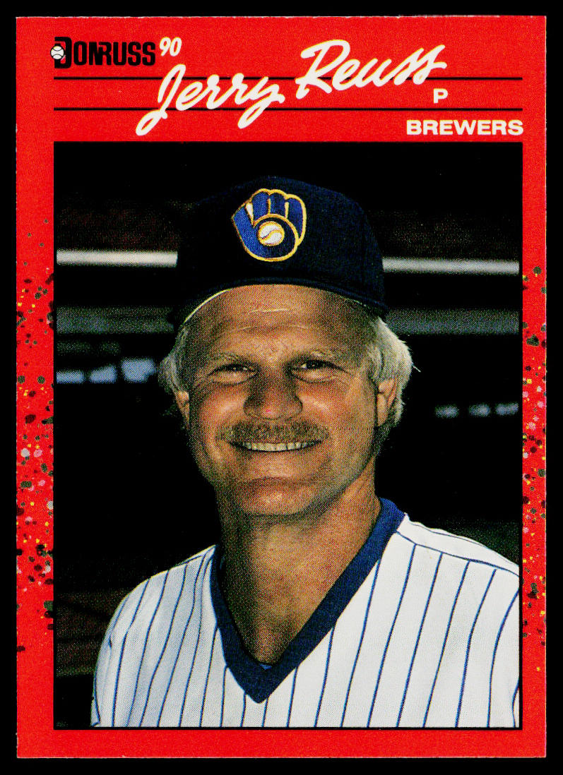Jerry Reuss 1990 Donruss #528 Milwaukee Brewers