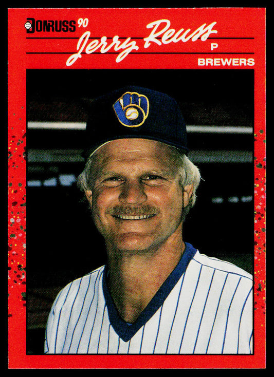 Jerry Reuss 1990 Donruss #528 Milwaukee Brewers