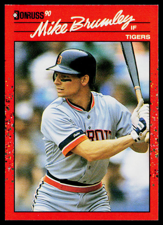 Mike Brumley 1990 Donruss #533b Detroit Tigers