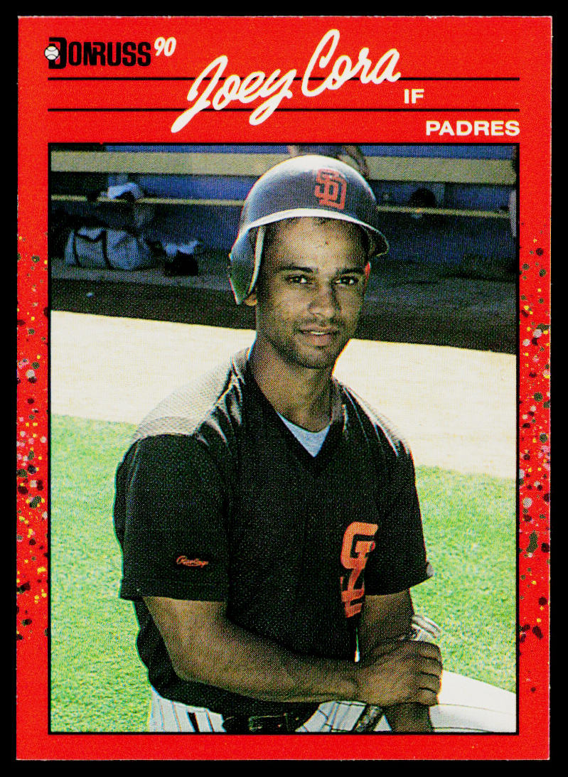 Joey Cora 1990 Donruss #538c San Diego Padres