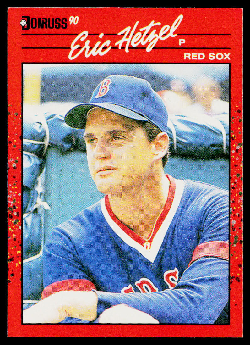 Eric Hetzel 1990 Donruss #539b Boston Red Sox