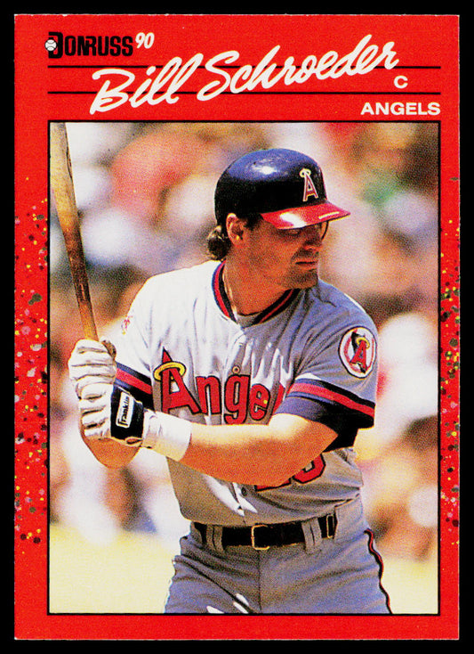 Bill Schroeder 1990 Donruss #567 California Angels
