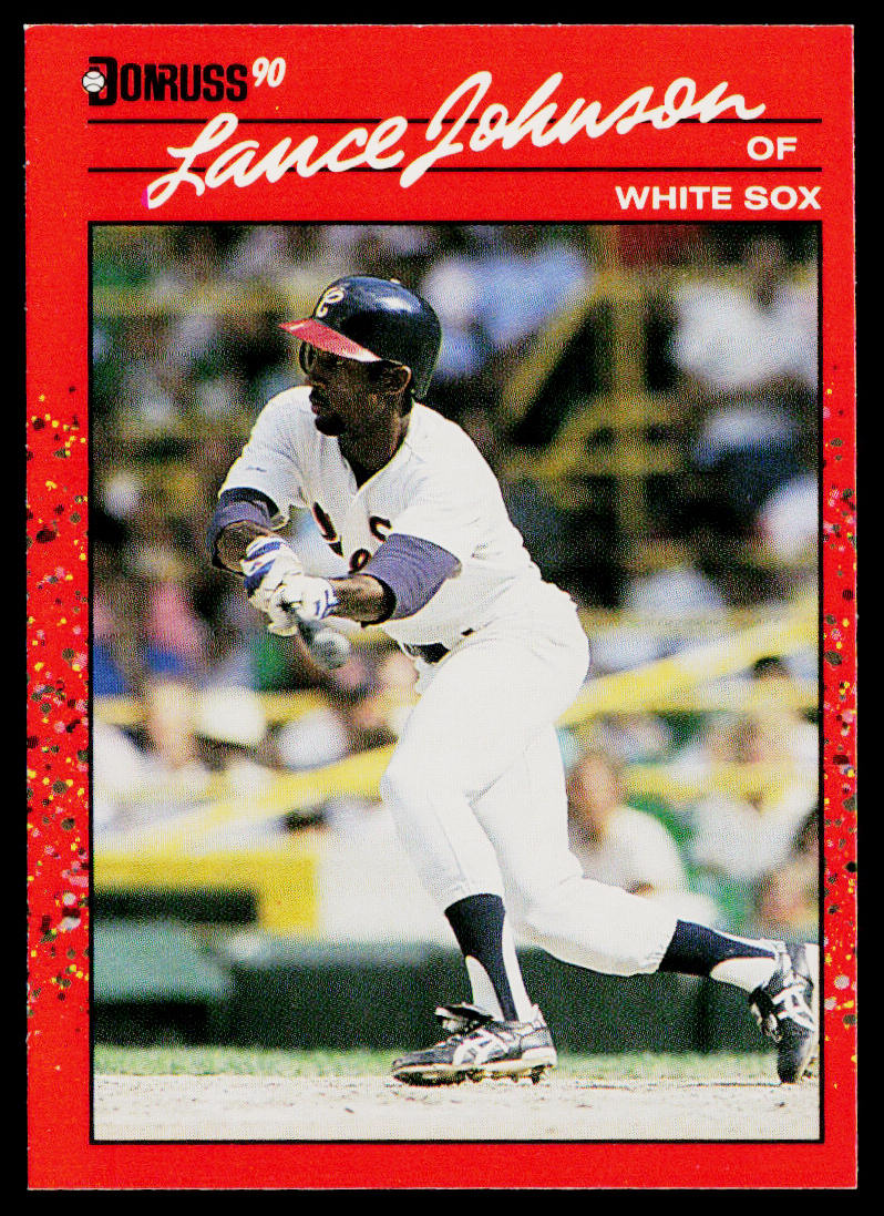Lance Johnson 1990 Donruss #573b Chicago White Sox