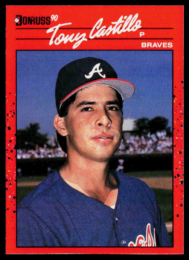 Tony Castillo 1990 Donruss #592c Atlanta Braves