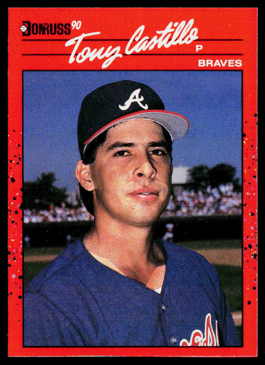 Tony Castillo 1990 Donruss #592c Atlanta Braves