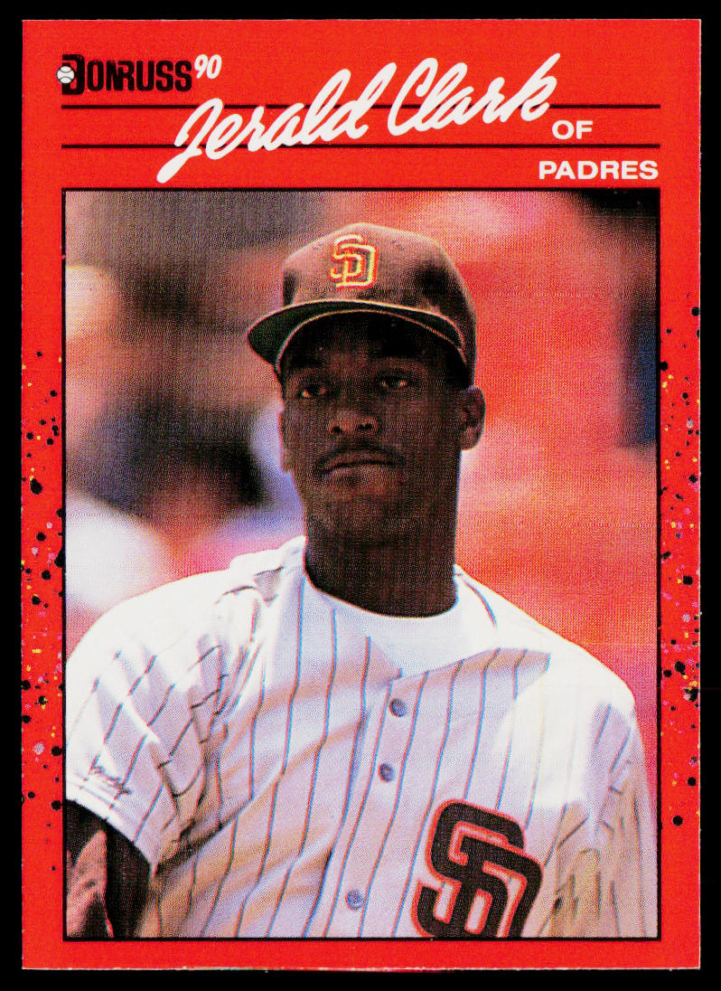 Jerald Clark 1990 Donruss #593 San Diego Padres