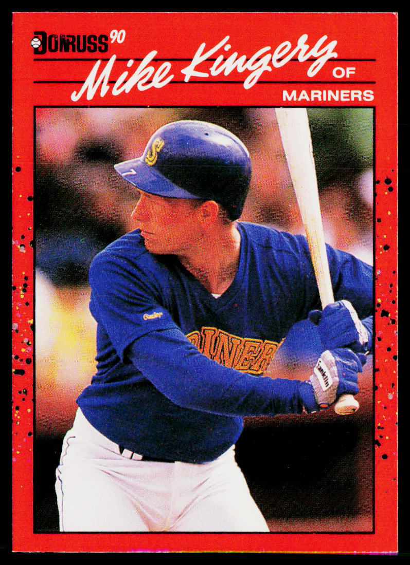 Mike Kingery 1990 Donruss #601b Seattle Mariners