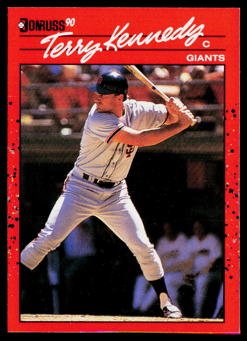 Terry Kennedy 1990 Donruss #602c San Francisco Giants